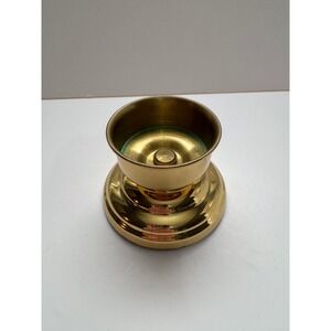 Vintage Brass 2" Candlestick Votive Holder Small Tabletop Decorative Accent